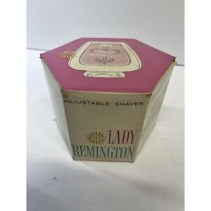 Vintage NOS Lady Remington Electric Shaver Complete With Case & Cord Orchid 261